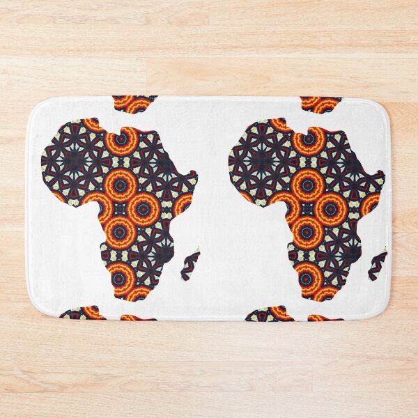 Item preview, African Continent with Ankara Print -  Colorful Patterns. designed and sold by NaniniDesigns.