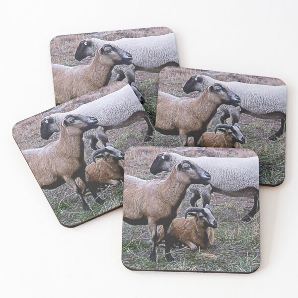 Item preview, Goats and Sheep At the Upper Pasture designed and sold by dogplay.