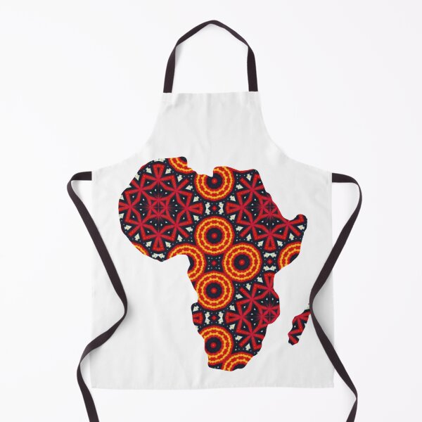 Item preview, African Continent with Ankara Print - Colorful Patterns. designed and sold by NaniniDesigns.