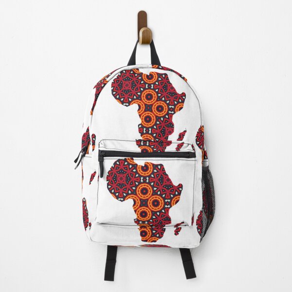 Item preview, African Continent with Ankara Print - Colorful Patterns. designed and sold by NaniniDesigns.