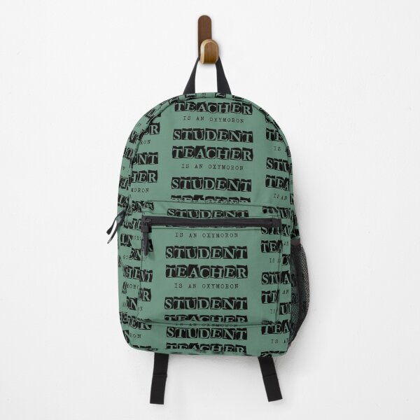 Item preview, Oxymoron: STUDENT TEACHER (black) funny contradiction designed and sold by SolidEarthArt.