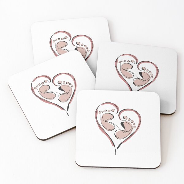 Baby Feet Coasters for Sale Redbubble