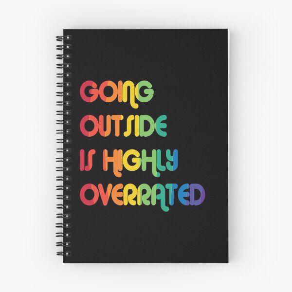 Item preview,  Going Outside is Highly Overrated / Rainbow designed and sold by alayal57.