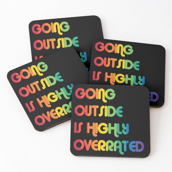 Item preview,  Going Outside is Highly Overrated / Rainbow designed and sold by alayal57.