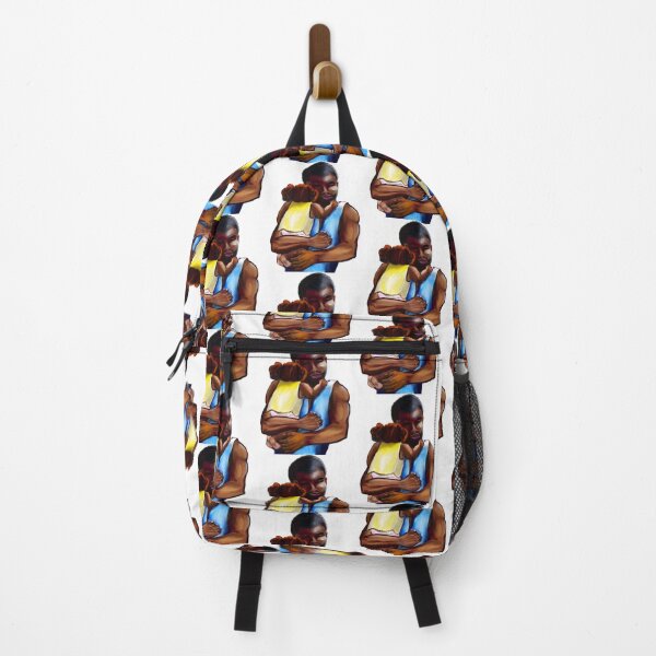 Item preview, The best Father’s Day gifts 2022. Father and child - Super hero dad -  Strong muscular black man cradling a baby designed and sold by Artonmytee.