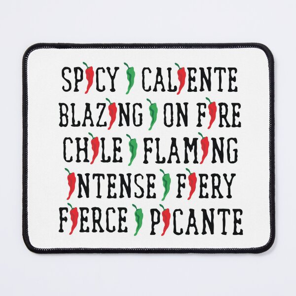 Item preview, Spicy Words Chile Pepper Design designed and sold by Susan Says.