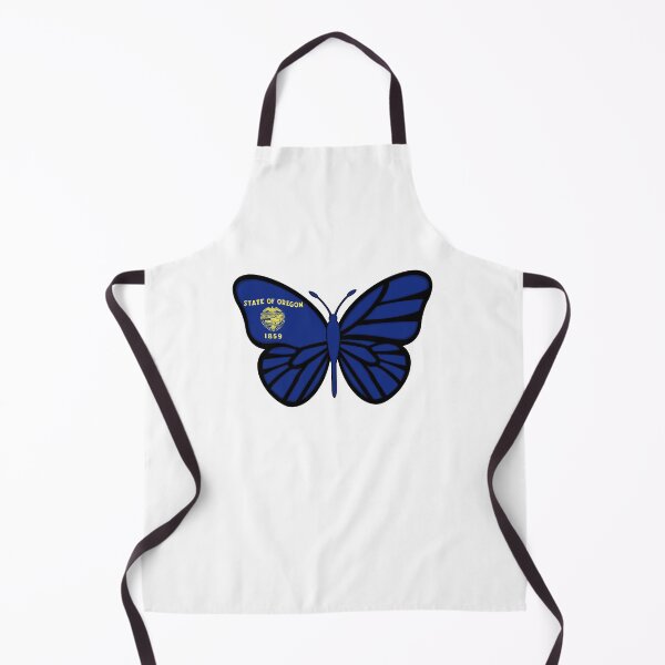Item preview, State of Oregon Flag Butterfly designed and sold by Gsallicat.