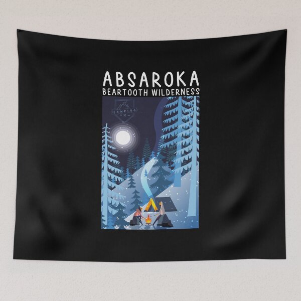 Item preview, Absaroka Mountains - Beartooth Wilderness, Gift Idea For Hiking Lover designed and sold by biigshow.