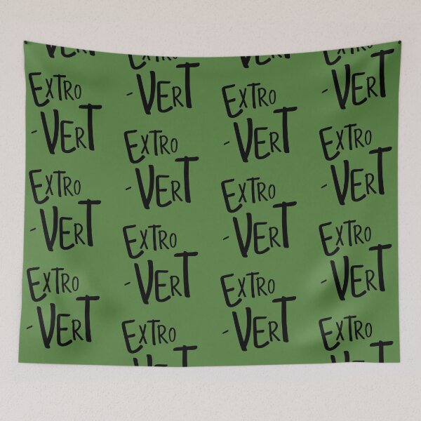 Item preview, EXTROVERT TEXT - WORDS designed and sold by Kwayako.