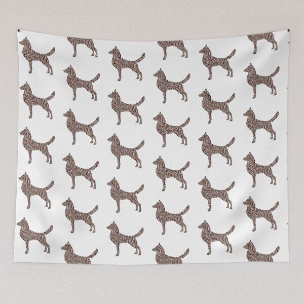 Item preview, Dog Lovers Multicolored Pop Art designed and sold by RihabPrint.