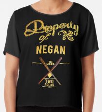 Eigentum von Negan Chiffontop
