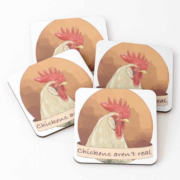 Item preview, Chickens Aren't Real designed and sold by idiosyncrasy763.