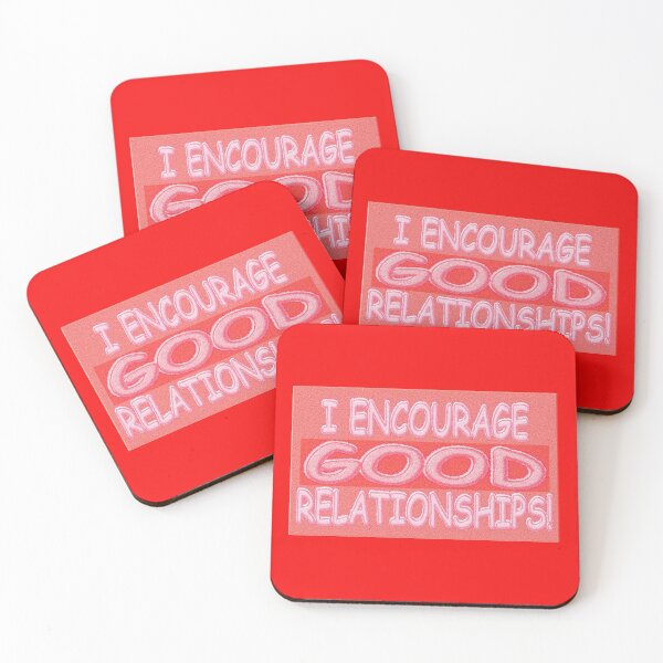 Item preview, Cute Expression Artwork Design "GOOD RELATIONSHIPS". Buy Now designed and sold by Health And Fitness Posts e-Store.