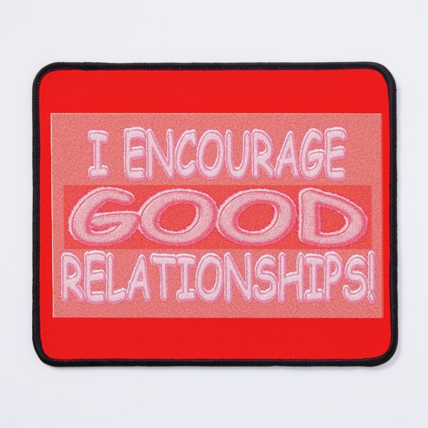 Item preview, Cute Expression Artwork Design "GOOD RELATIONSHIPS". Buy Now designed and sold by Health And Fitness Posts e-Store.