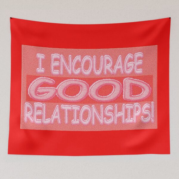 Item preview, Cute Expression Artwork Design "GOOD RELATIONSHIPS". Buy Now designed and sold by Health And Fitness Posts e-Store.