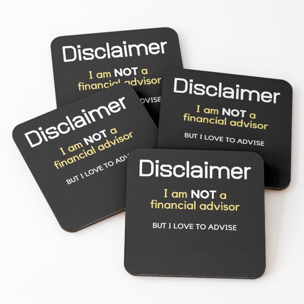 Item preview, Disclaimer | I am not a financial advisor (C) designed and sold by Jasmin's Fashion World.
