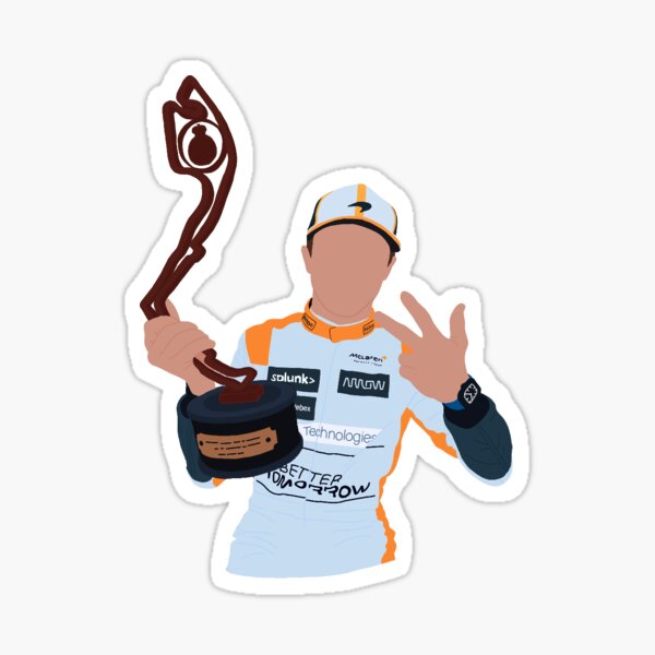 Lando Norris Monaco Podium Sticker