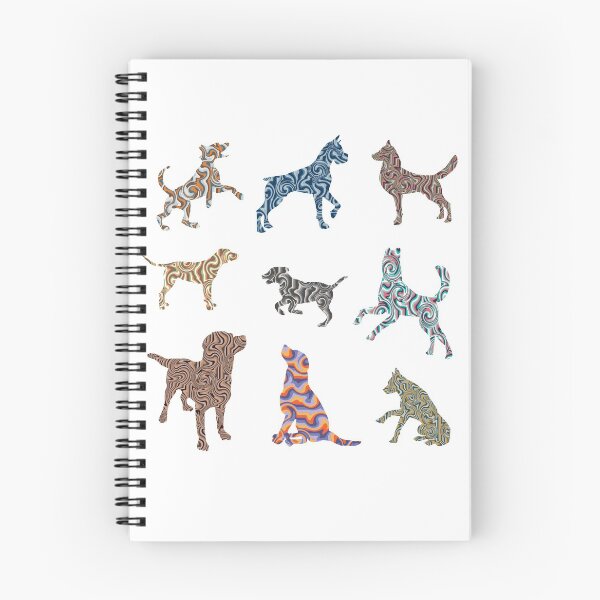 Item preview, Dog and Puppies Lovers Retro Art Fiesta designed and sold by RihabPrint.