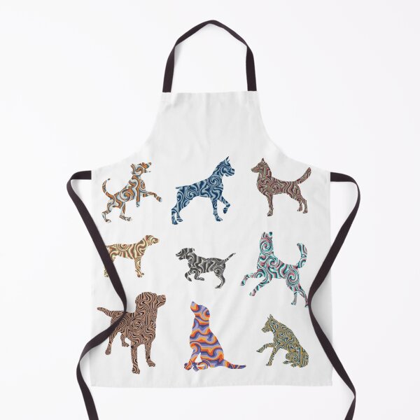 Item preview, Dog and Puppies Lovers Retro Art Fiesta designed and sold by RihabPrint.