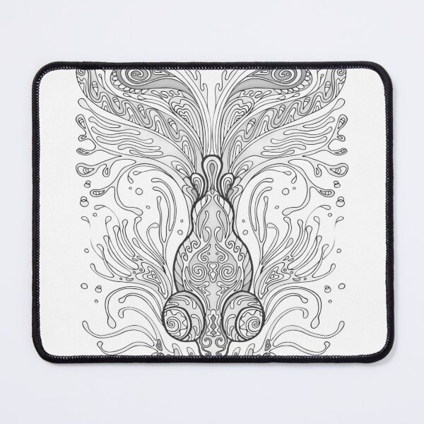Item preview, Koi Goldfish in Black and Gray on White designed and sold by AlteredAtelier.