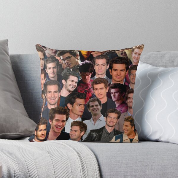 Collage de photos d'Andrew Garfield Coussin