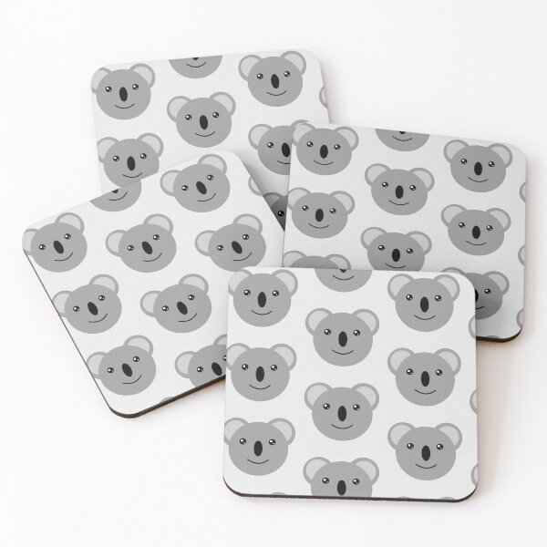 Item preview, Cute Lovely Animal Smiling Koala Head designed and sold by wenjunior.