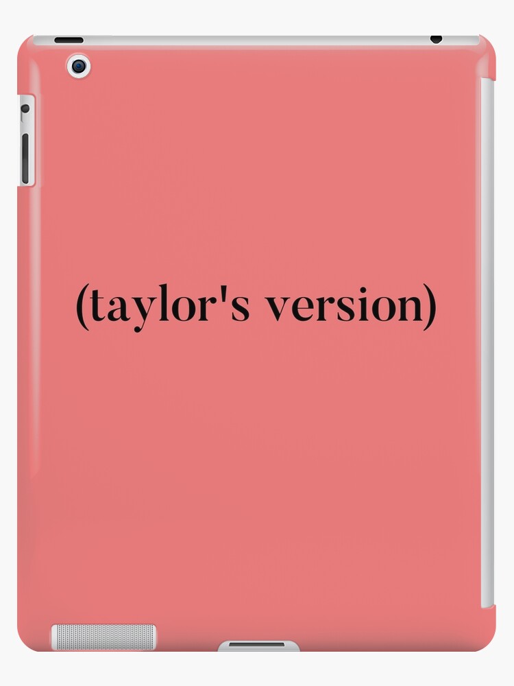 red Taylors version taylor swift all too well | iPad Case & Skin