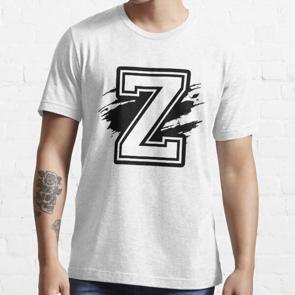 Letter Z Scripture, Letter Z, Letter, Z, Scripture, Z Letter, Distressed, Vintage, Retro, University, College, School, Style Essential T-Shirt