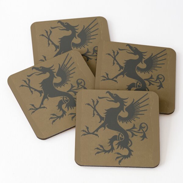 Item preview, Black Griffin on gold designed and sold by PatsIsland.