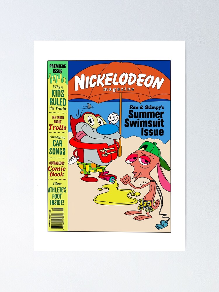 Ren And Stimpy Nickelodeon Magazine Poster For Sale By Shelbidoodles Redbubble 2028