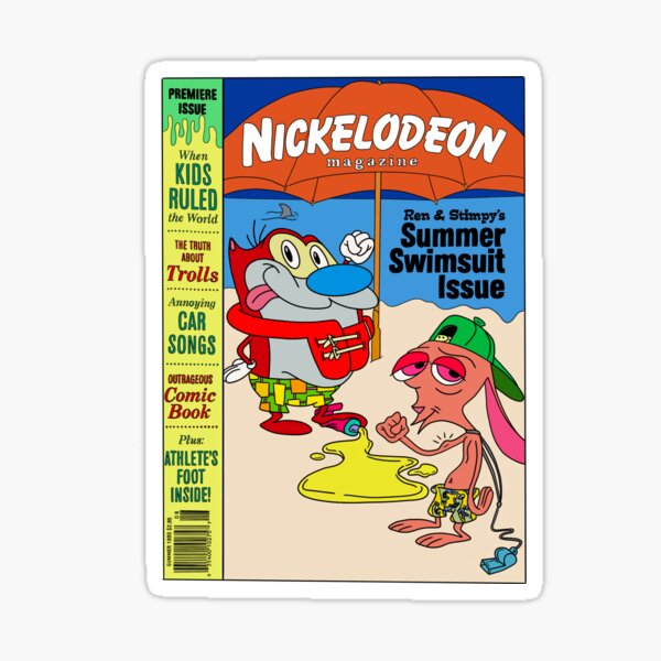 Vista previa del artículo con la obra «Ren y Stimpy - Revista Nickelodeon», diseñado y vendido por shelbidoodles.
