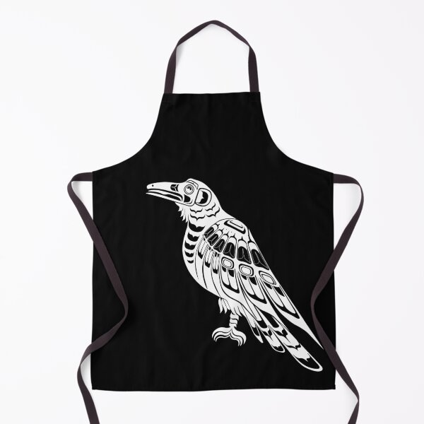 Item preview, White Raven native formline crow design designed and sold by cascadiadesigns.