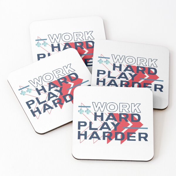 Item preview, Work Hard Play Harder Motivational Gaming Hustling designed and sold by wingstar.