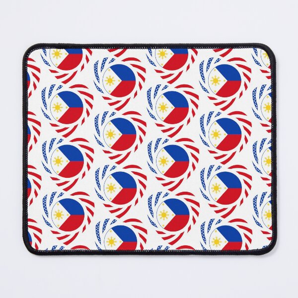 Item preview, Filipino American Multinational Patriot Flag Series (Heart) designed and sold by Carbon-Fibre Media.