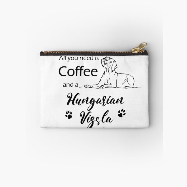 Item preview, All you Need is Coffee and a Hungarian Vizsla designed and sold by CJAura by Claire Jane Johnson.