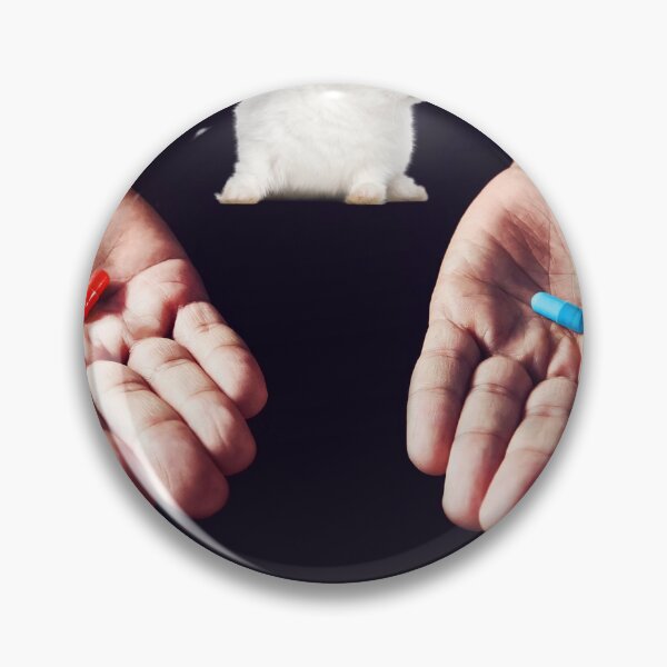 Item preview, White Rabbit decides between blue pill red pill  designed and sold by Creole Content Creations.