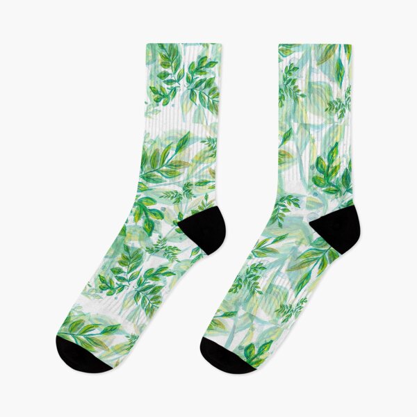 Item preview, Green Leaves Pattern designed and sold by InnaPo ⭐⭐⭐⭐⭐.