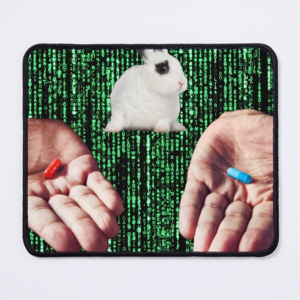 Item preview, White Rabbit decides between blue pill red pill #2 designed and sold by Creole Content Creations.