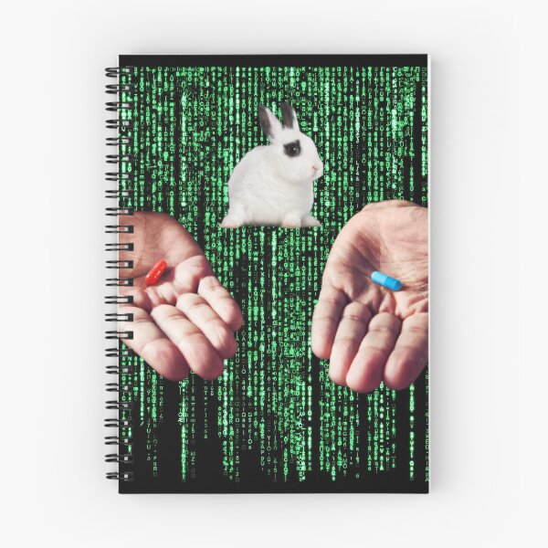 Item preview, White Rabbit decides between blue pill red pill #2 designed and sold by Creole Content Creations.