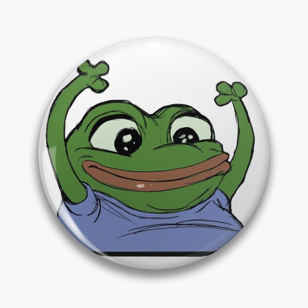 Item preview, happy pepe/pepo designed and sold by YaboiChimps.