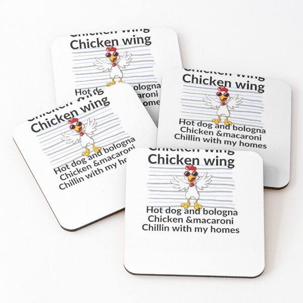 Item preview, Chicken wing chicken wing hot dog and bologna chicken and macaroni chillin with my homes designed and sold by ami28.