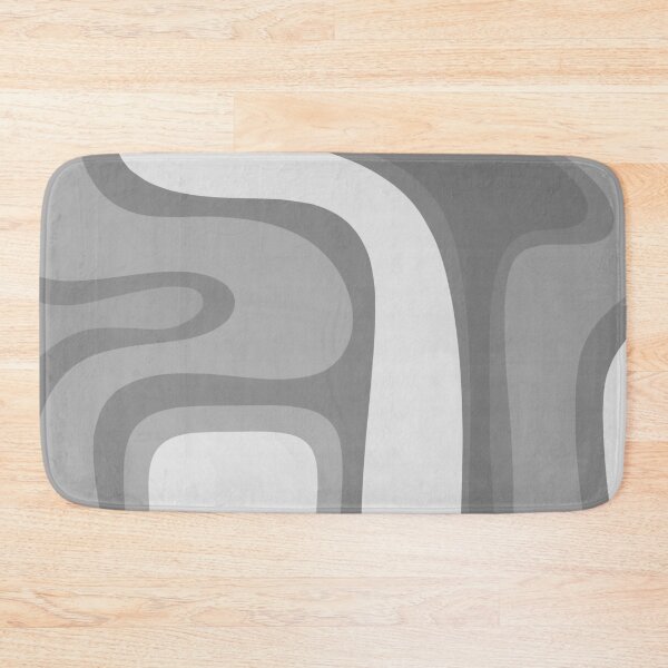 Item preview, Copacetic Retro Abstract Pattern in Grey Monochrome designed and sold by kierkegaard.
