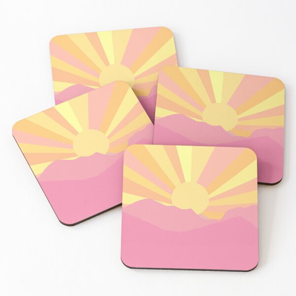 Item preview, Pink mountain sunrise.  designed and sold by Abbie's Prints.