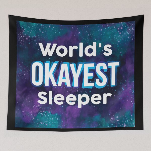Item preview, Festival Of Sleep Day-World's Okayest Sleeper designed and sold by NawalMagdy.
