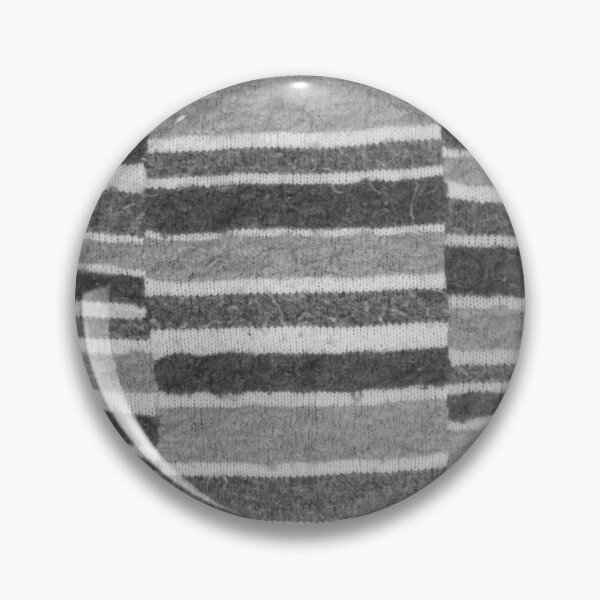 Item preview, vintage knitted monochrome black and white stripes designed and sold by pollywolly.