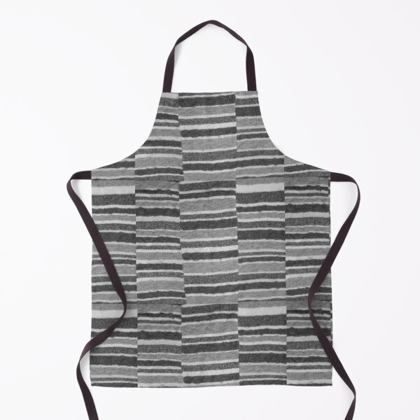 Item preview, vintage knitted monochrome black and white stripes designed and sold by pollywolly.