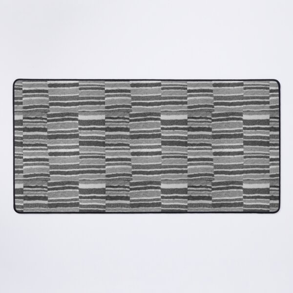 Item preview, vintage knitted monochrome black and white stripes designed and sold by pollywolly.