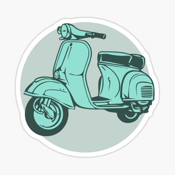 Autocollant Scooter Vintage - ref.SMVHC61