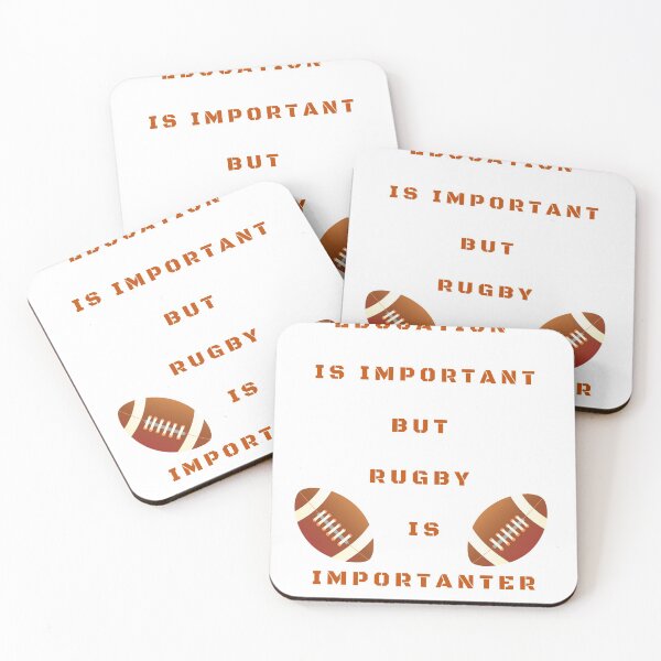 Item preview, Education IS IMPORTANT BUT RUGBY IS IMPORTANTER designed and sold by Innovational.