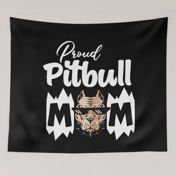 Item preview, Proud Pitbull  Mom Funny Gift For Dog Lovers designed and sold by Tema EL.